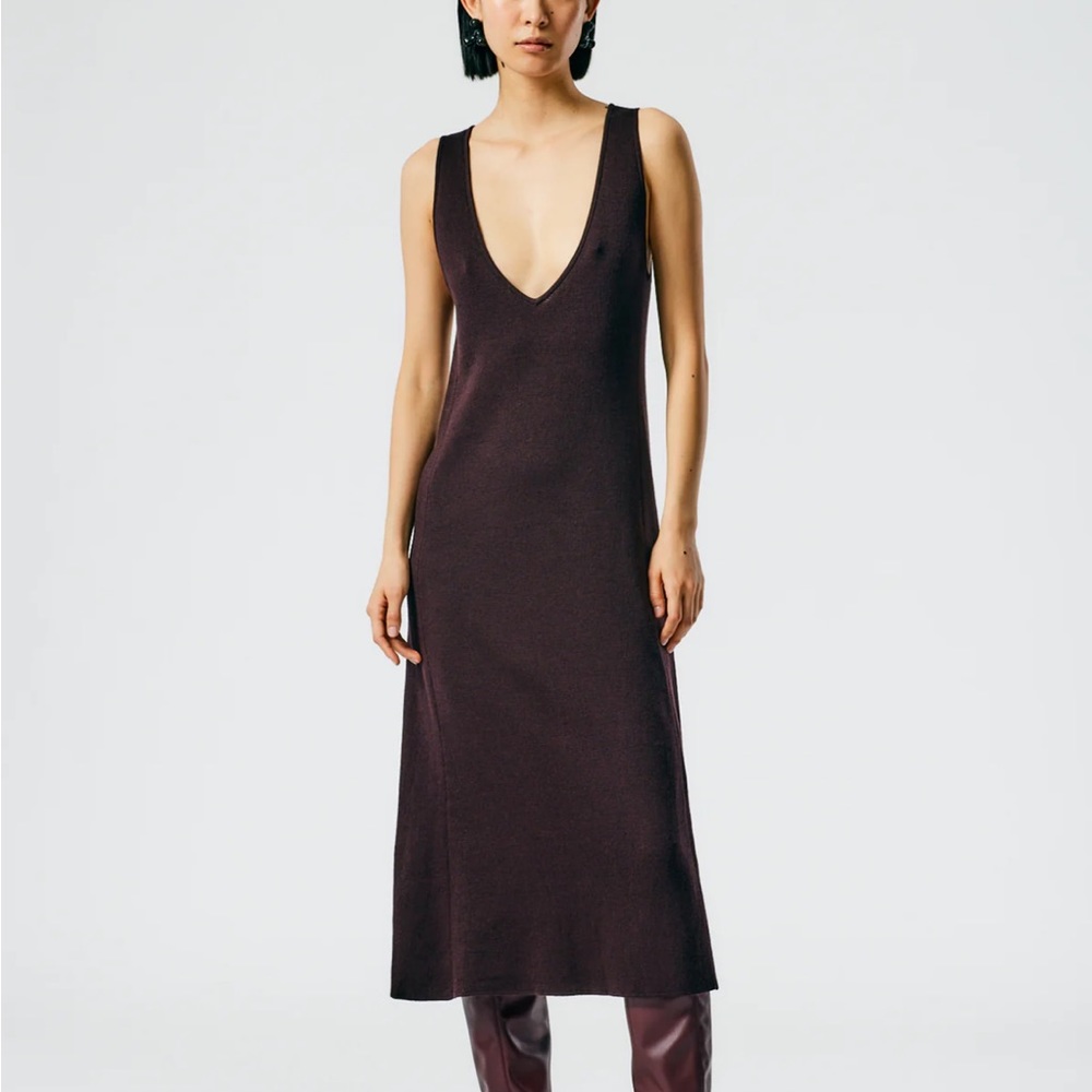 Organic Cotton Tencel V-Neck Cami Dress